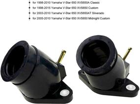 img 2 attached to Качественный впускной коллектор карбюратора для Yamaha XVS650 V-Star (1998-2010)