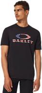 👕 oakley men's bark blackout apparel for men - t-shirts & tanks logo