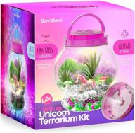 light up unicorn terrarium kit kids logo