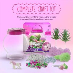 img 3 attached to Light Up Unicorn Terrarium Kit Kids