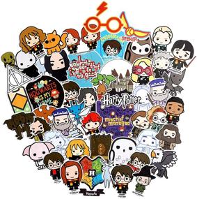 img 4 attached to Conquest Journals Harry Potter Chibi Vinyl Stickers: Set of 50 for Indoor/Outdoor Use, Waterproof & UV Resistant - Potterfy All Your Gadgets!