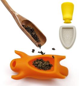 img 1 attached to ☕️ FineGood Platypus Silicone Tea Infusers: Set of 4 Pack Tea Filter Strainers for Loose Leaf Tea