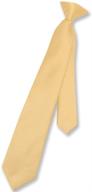 👔 premium vesuvio napoli clip necktie for boys - stylish solid neckties & accessories logo