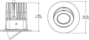 img 1 attached to Recessed 4 Inch Adjustable Gimbal Engine