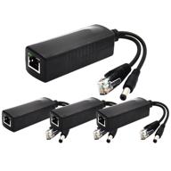 ⚡️ anvision 4-pack 12v dc output active poe splitter adapter - powerful ieee 802.3af support for ip camera ap voip phone and more | av-ps12 logo