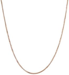 img 4 attached to Solid Diamond Chain Necklace Gold 20