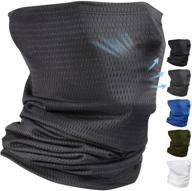 🔥 dust sports face mask neck gaiter bandana for men - multi-purpose face gaiter mask logo