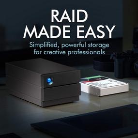 img 3 attached to LaCie 2big RAID 8TB External Hard Drive Desktop HDD – USB-C USB 3.0 7200 RPM Enterprise Class Drives with Recovery Service (STHJ8000800)