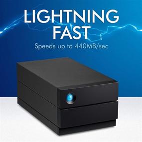 img 1 attached to LaCie 2big RAID 8TB External Hard Drive Desktop HDD – USB-C USB 3.0 7200 RPM Enterprise Class Drives with Recovery Service (STHJ8000800)