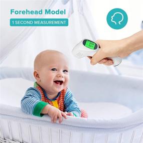 img 3 attached to 🌡️ 2-in-1 Touchless Thermometer for Adults - Forehead & Object Thermometer, Dual-Mode with Fast and Accurate Results
