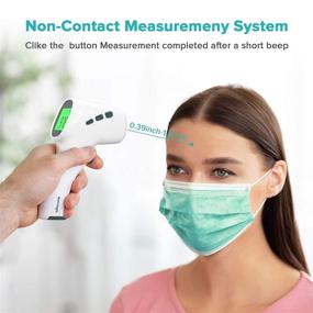 img 2 attached to 🌡️ 2-in-1 Touchless Thermometer for Adults - Forehead & Object Thermometer, Dual-Mode with Fast and Accurate Results