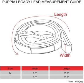 img 1 attached to 🐾 Поводок Puppia Legacy: Объединение Стиля и Прочности в Одном Дизайне