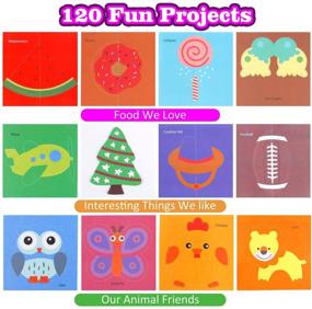 img 3 attached to ✂️ Interactive Paper-Cut Set, Origami Art Kit; Scissor Skills Activity Book for Kids; Crafts Kits for Preschoolers - 120 Pages with Child-Safe Scissors for Beginners, School Learning and Training