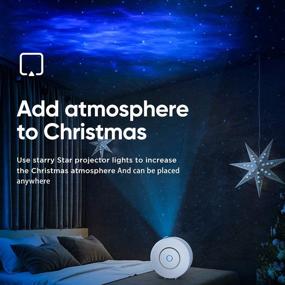 img 2 attached to 📱 Smartphone-Controlled Star Projector: Compatible with Alexa, Google Assistant - Perfect for Gaming Room, Home Theater, Bedroom Night Light, or Mood Ambiance