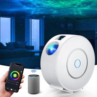 📱 smartphone-controlled star projector: compatible with alexa, google assistant - perfect for gaming room, home theater, bedroom night light, or mood ambiance логотип