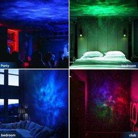 img 3 attached to 📱 Smartphone-Controlled Star Projector: Compatible with Alexa, Google Assistant - Perfect for Gaming Room, Home Theater, Bedroom Night Light, or Mood Ambiance