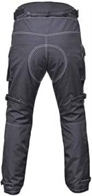 img 2 attached to 👖 WICKED STOCK Men's Waterproof Motorcycle Riding Pants with CE Level-1 Armor - Large Size