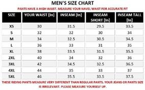 img 3 attached to 👖 WICKED STOCK Men's Waterproof Motorcycle Riding Pants with CE Level-1 Armor - Large Size