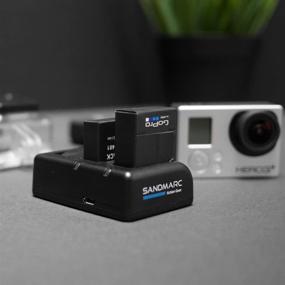 img 1 attached to 🔌 SANDMARC Procharge: Triple Charger for GoPro and Smart (WiFi) Remote - Optimize Your Search