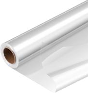 🎁 stobok 22 inch clear cellophane wrap roll: 100 ft long coverage, 2.5 mil thick transparent crystal wrappings for flowers, baskets, food, gifts - food safe & gift paper logo