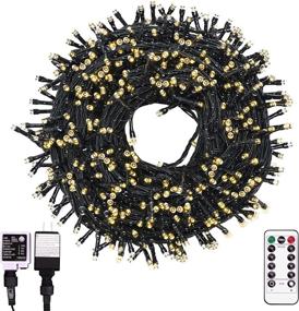 img 4 attached to 🎄 DANLI 300 LED Christmas String Lights Outdoor: Brighten Up Your Xmas Patio, Garden, and Wedding Party with Connectable Fairy Twinkle Lights!