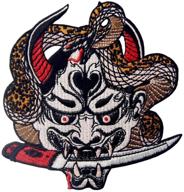 hannya patch embroidered badge emblem logo