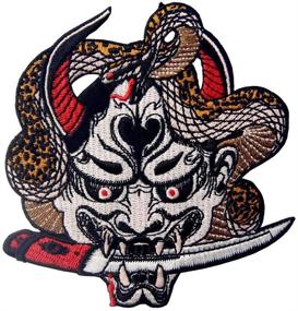 img 4 attached to Hannya Patch Embroidered Badge Emblem