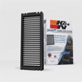 img 4 attached to K&amp;N Premium Cabin Air Filter for Nissan Frontier, Pathfinder, Navara, NP300, 🌬️ Xterra (2005-2018): High Performance, Washable Design, Clean Airflow for Your Cabin, Model VF1001