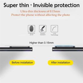 img 1 attached to 📸 Suoman 3-Pack Aluminum Alloy Camera Lens Protector for Samsung Note 20 Ultra - Mystic Bronze