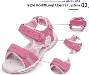 img 2 attached to 👣 Ahannie Toddler Boys' Outdoor Summer Sandals
