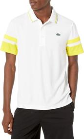 img 2 attached to 👕 Lacoste Sport Striped Sleeve Bottle Men's Shirt: Stylish Performance Activewear