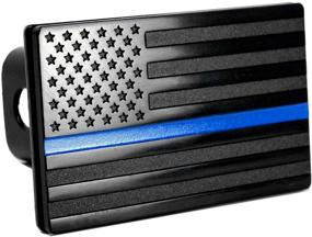 img 4 attached to MULL USA Американский флаг Металлическая крышка фаркопа (Подходит для 2