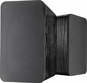 img 1 attached to 🔊 Insignia - Powered Bookshelf Speakers (Pair) - Black: Unleashing High-quality Sound for Your Space