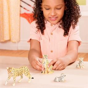 img 3 attached to Captivating Terra Battat 🐆 Cheetah Miniature – Ideal for 3-Year-Olds