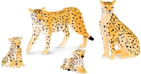 img 4 attached to Captivating Terra Battat 🐆 Cheetah Miniature – Ideal for 3-Year-Olds