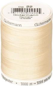 img 1 attached to 🧵 Gutermann Sew-All 1000M Eggshell: Optimal Thread for All Sewing Projects