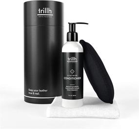 img 4 attached to 🧴 Trillh Leather Conditioner Kit: Small Surfaces Care for Jackets, Wallets, Purses, Belts, Boots, Shoes, Car & Motorcycle - Includes Fiber Cloth & Sponge, 7oz