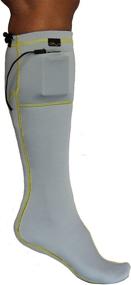img 2 attached to Stay Cozy and Comfortable with VOLT Heated Socks Grey Large - Ideal Men's Clothing
