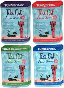 img 4 attached to Tiki Cat Aloha Friends Grain Free Wet Cat Food Variety Pack - 4 Flavors - 12 Pouches (3oz Each): A Purrfect Combo for Feline Delight!
