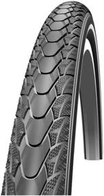 img 1 attached to 🚴 Premium SCHWALBE Marathon Plus HS 440 SmartGuard Cross/Hybrid Bike Tire - Wire Bead (Black-Reflex - 24 x 1.75): Unbeatable Durability and Reliable Performance