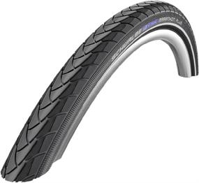 img 2 attached to 🚴 Premium SCHWALBE Marathon Plus HS 440 SmartGuard Cross/Hybrid Bike Tire - Wire Bead (Black-Reflex - 24 x 1.75): Unbeatable Durability and Reliable Performance