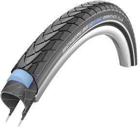 img 4 attached to 🚴 Premium SCHWALBE Marathon Plus HS 440 SmartGuard Cross/Hybrid Bike Tire - Wire Bead (Black-Reflex - 24 x 1.75): Unbeatable Durability and Reliable Performance