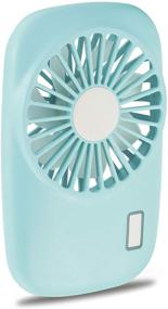 img 4 attached to 🌬️ Aluan Mini Fan Handheld Portable Fan - Powerful, Small, and Rechargeable Speed Adjustable USB Eyelash Fan for Kids, Girls, Women, Men - Perfect for Home, Office, Outdoor, and Travel