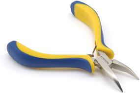 img 1 attached to 🔧 Beadalon Инструмент для бисера в стиле Ergo Bent Chain Nose Pliers