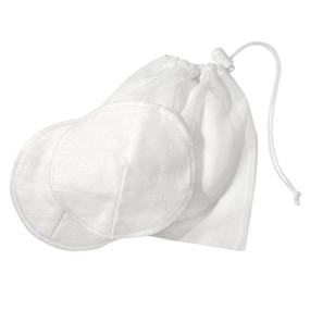 img 3 attached to 🤱 Medela 100% Cotton Washable Nursing Pads, Reusable Breast Pads - 4 Pack with Contoured Shape, Easy Washing with Laundry Bag - Ideal for Breastfeeding