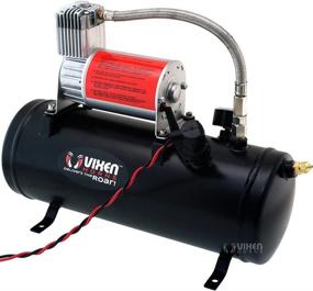 img 3 attached to 🚂 Vixen Horns 1.5 Gallon Train/Air Horn Tank Kit with 150 PSI Compressor, Onboard System - 12V VXO8530