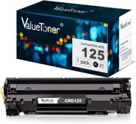 high-quality replacement toner cartridge for canon 125 crg-125 - compatible with imageclass mf3010, lbp6030w, lbp6000 laser printer - black, 1 pack by valuetoner logo