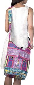 img 2 attached to 👜 Tribe Azure Quilted Hobo Bag: Stylish Crossbody Sling for Effortless Beach Travel