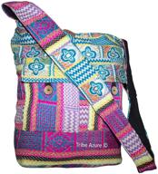 👜 tribe azure quilted hobo bag: stylish crossbody sling for effortless beach travel logo
