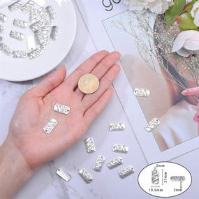 img 3 attached to 📿 Inspiring Word Charms Connector Set - 80pcs Antique Silver Message Charms for DIY Jewelry Making, Embrace Joy Along Your Journey - by PH PandaHall